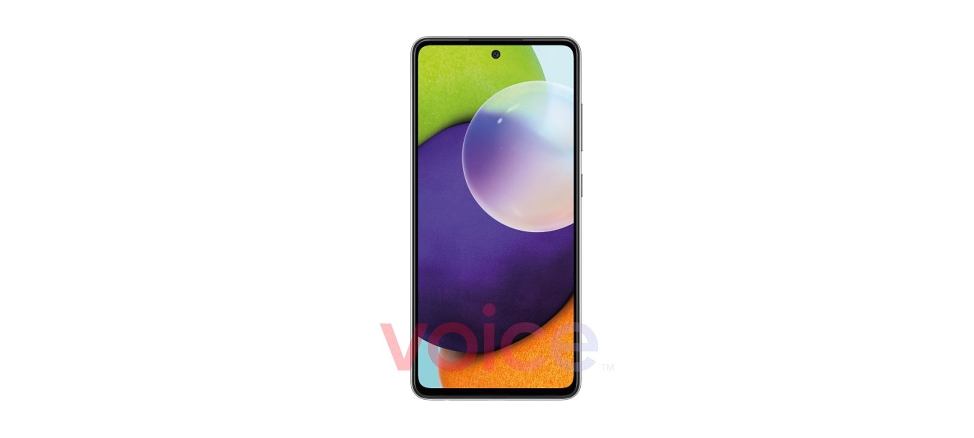 Samsung Galaxy A72 5G rendering header