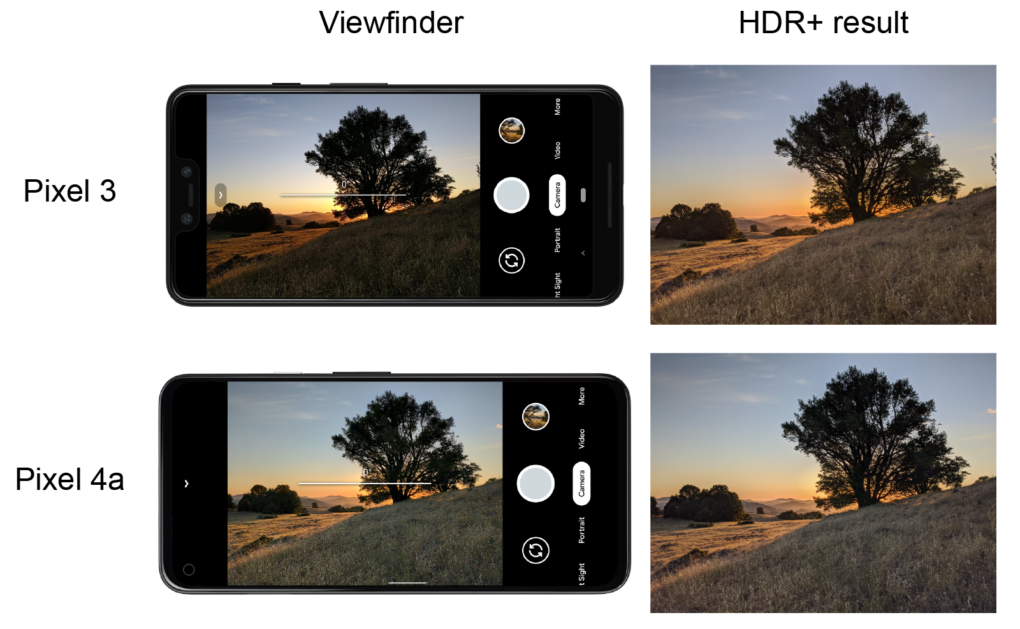 GCam LiveHDR in the View Finder