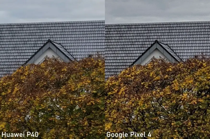 Google Pixel 4 vs. Huawei P40 Kameravergleich Schärfe (2)