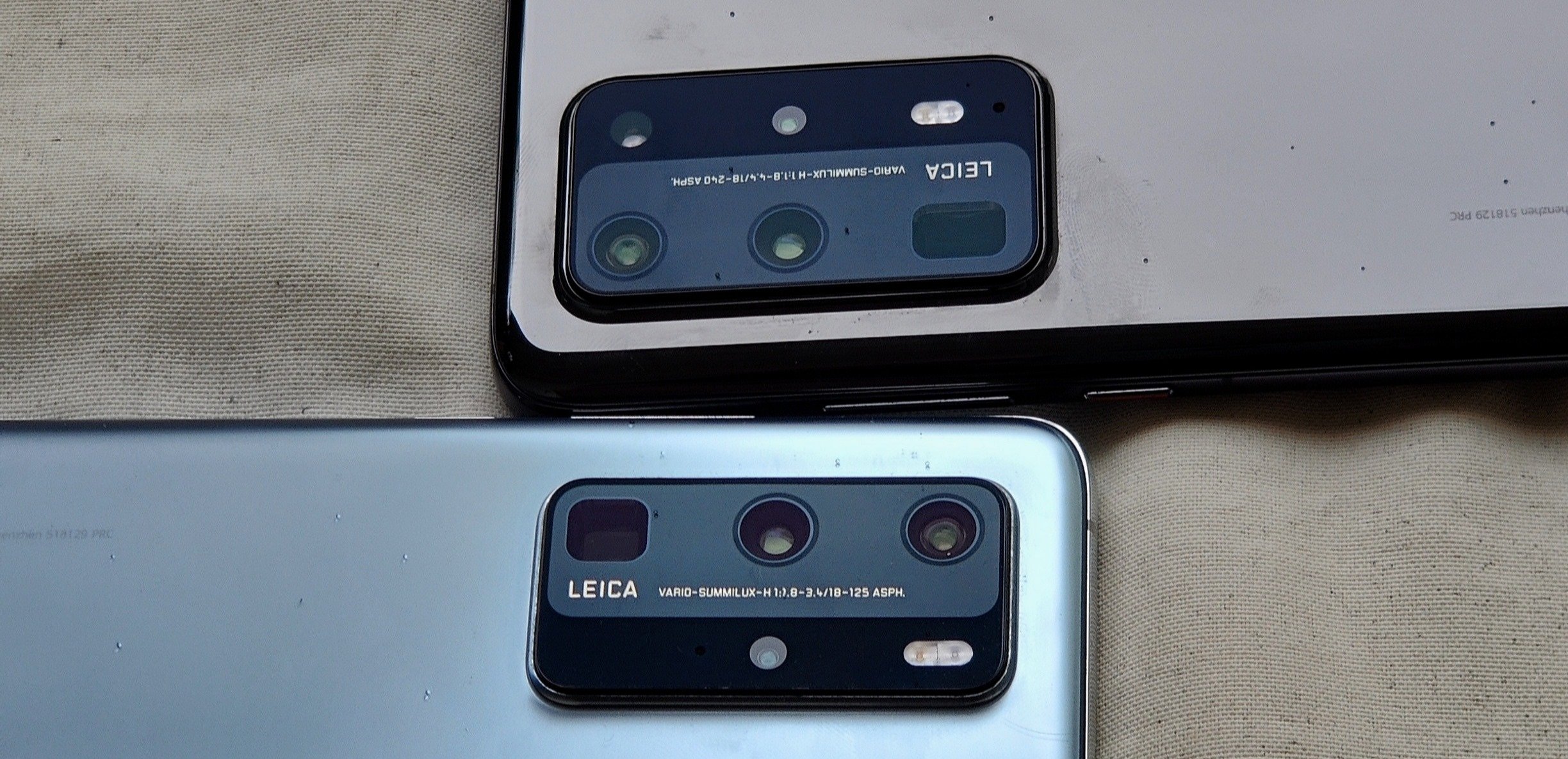 Huawei P50 series camera leak header