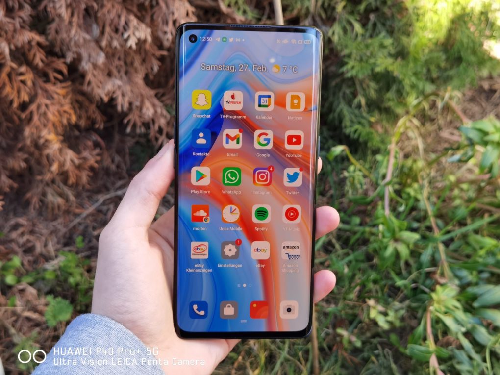 Oppo Reno4 Pro 5G front