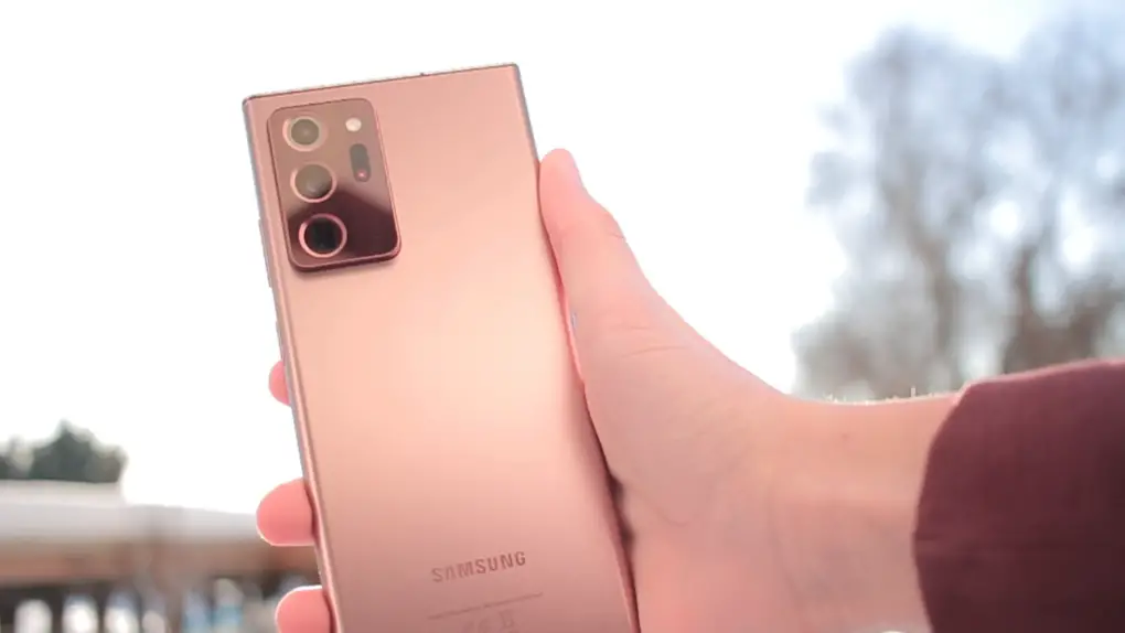 Samsung Galaxy Note20 Ultra Rückseite