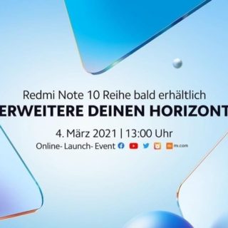 Xiaomi Redmi Note 10 launch teaser
