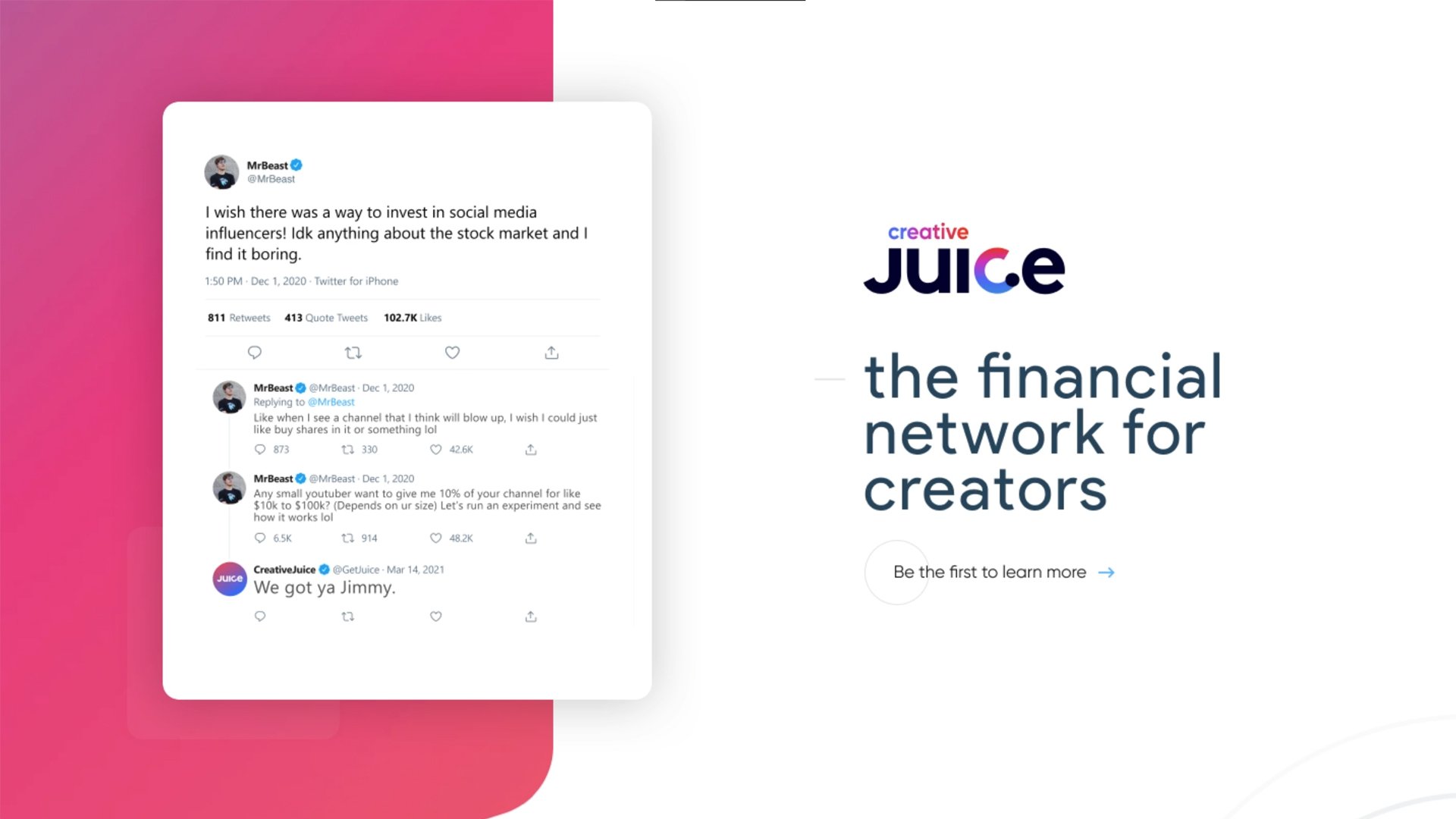 Juice platform cover picture