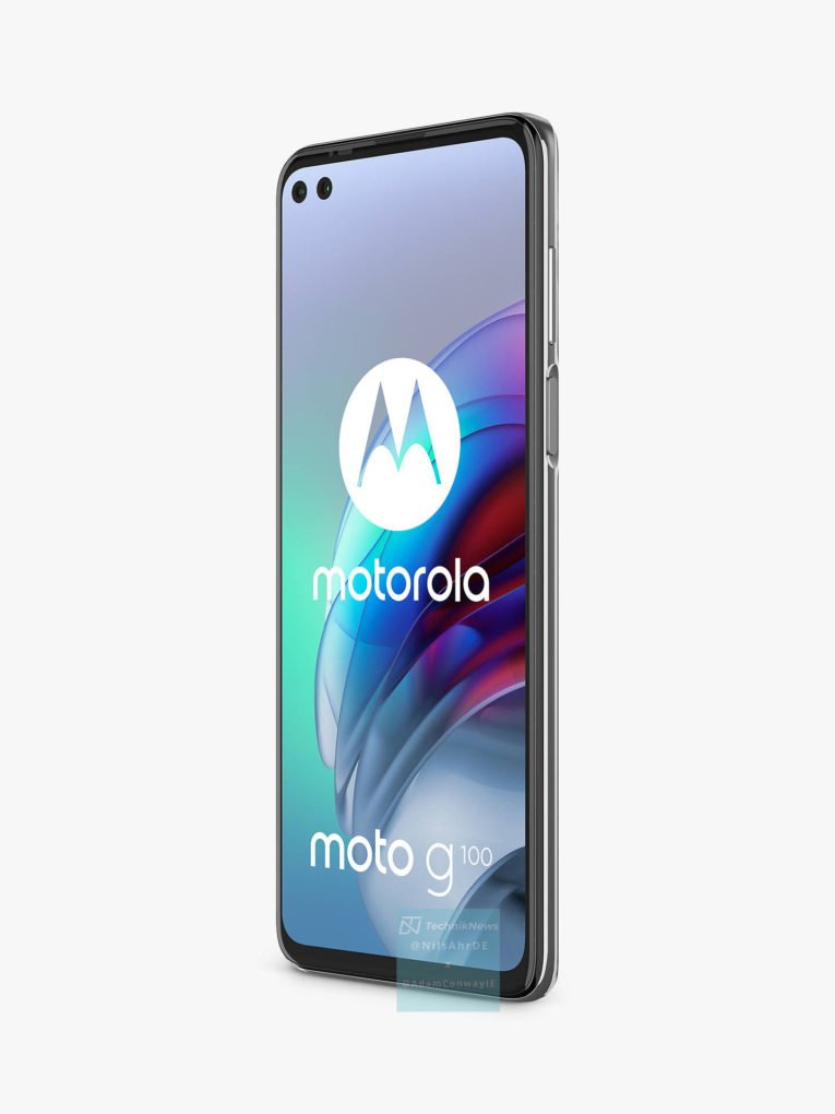 Motorola G100 Left White
