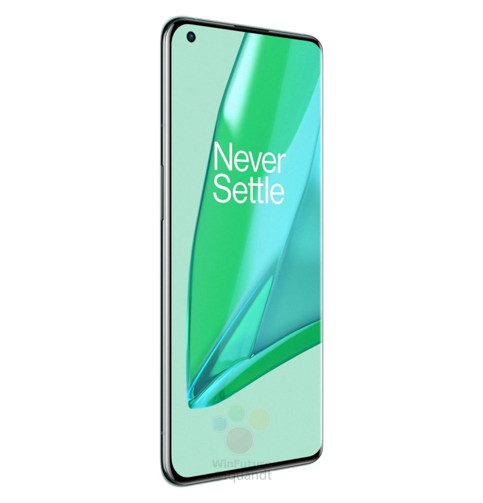 OnePlus 9 Pro green side