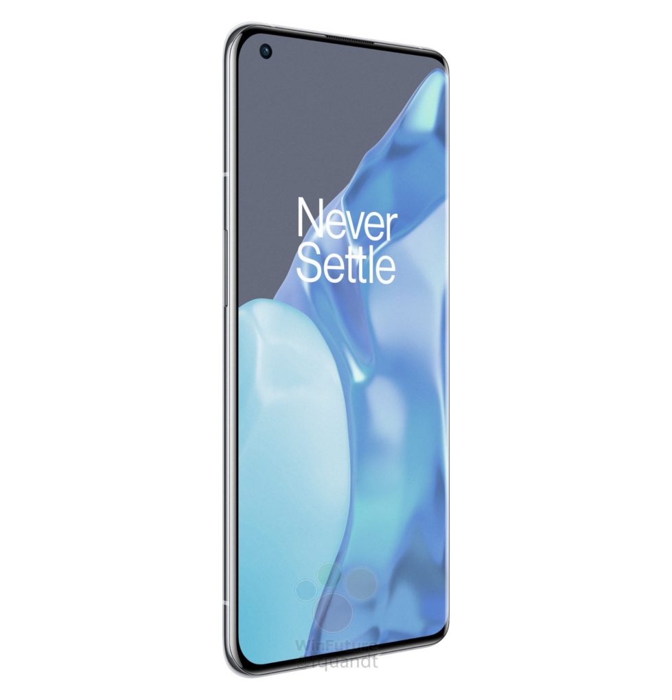 OnePlus 9 Pro silver side