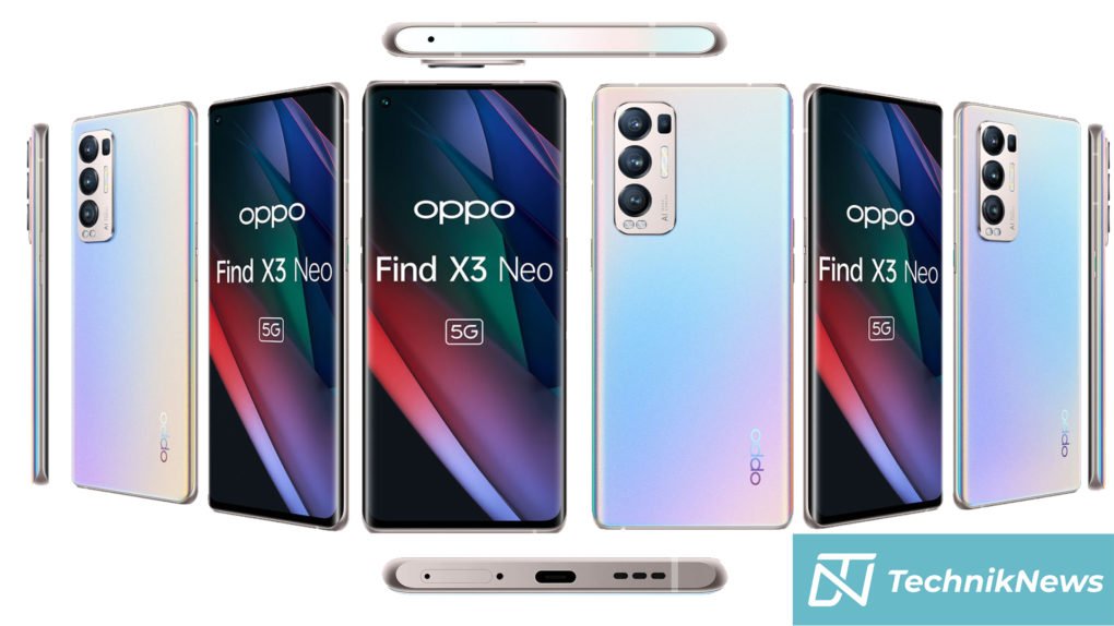 Oppo Find X3 Neo Gold