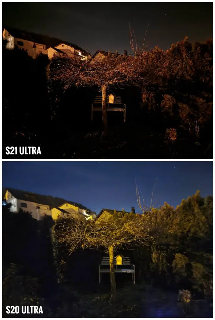 S21 Ultra vs S20 Ultra camera comparison