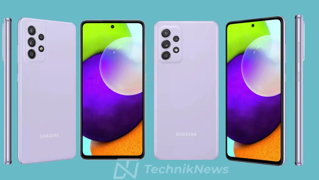 Samsung Galaxy A52 purple