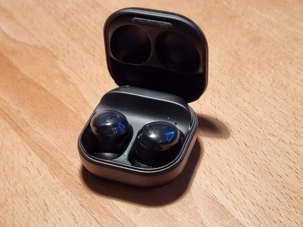 Samsung Galaxy Buds Pro in the case