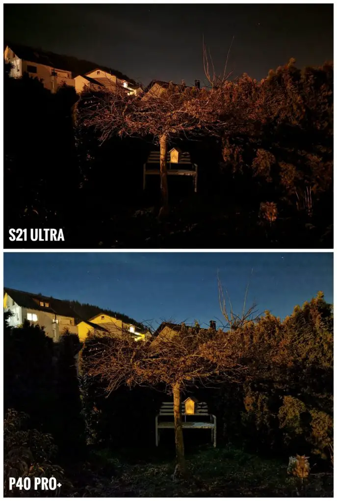 S21 Ultra vs P40 Pro+ Kameravergleich