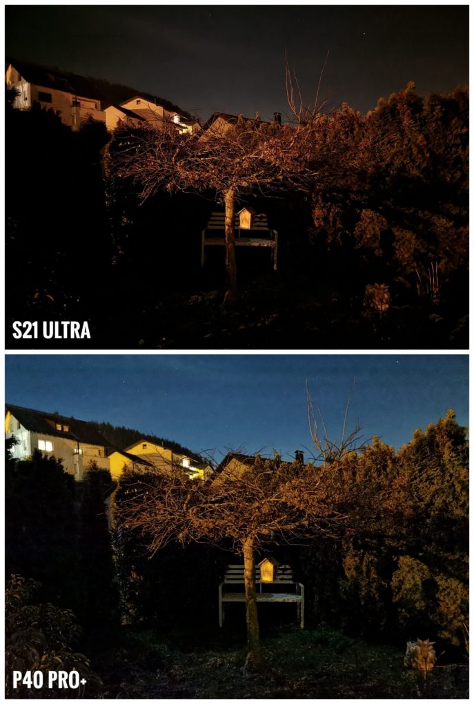 S21 Ultra vs P40 Pro+ Camera comparison