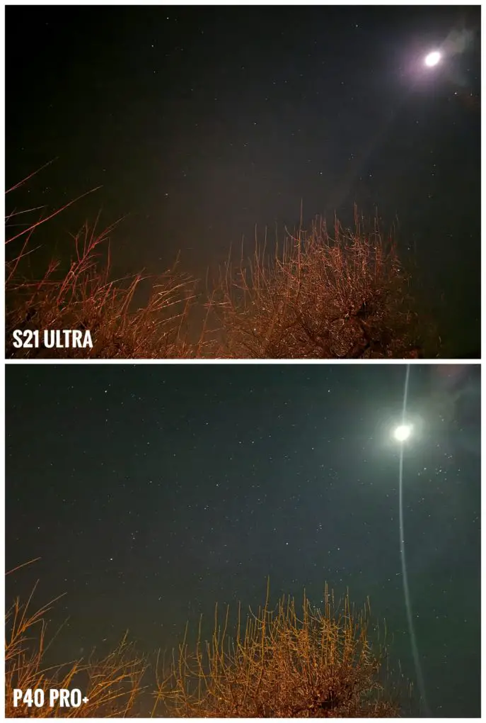 S21 Ultra vs P40 Pro+ Camera comparison