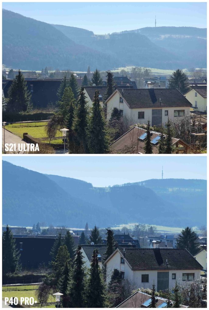 S21 Ultra vs P40 Pro+ Kameravergleich