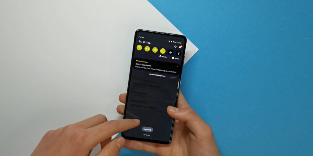 Samsung Quick Star Control Center option 2