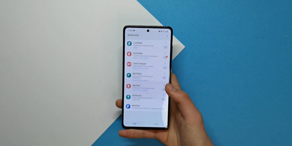 Samsung Tipps Good Lock erste Seite