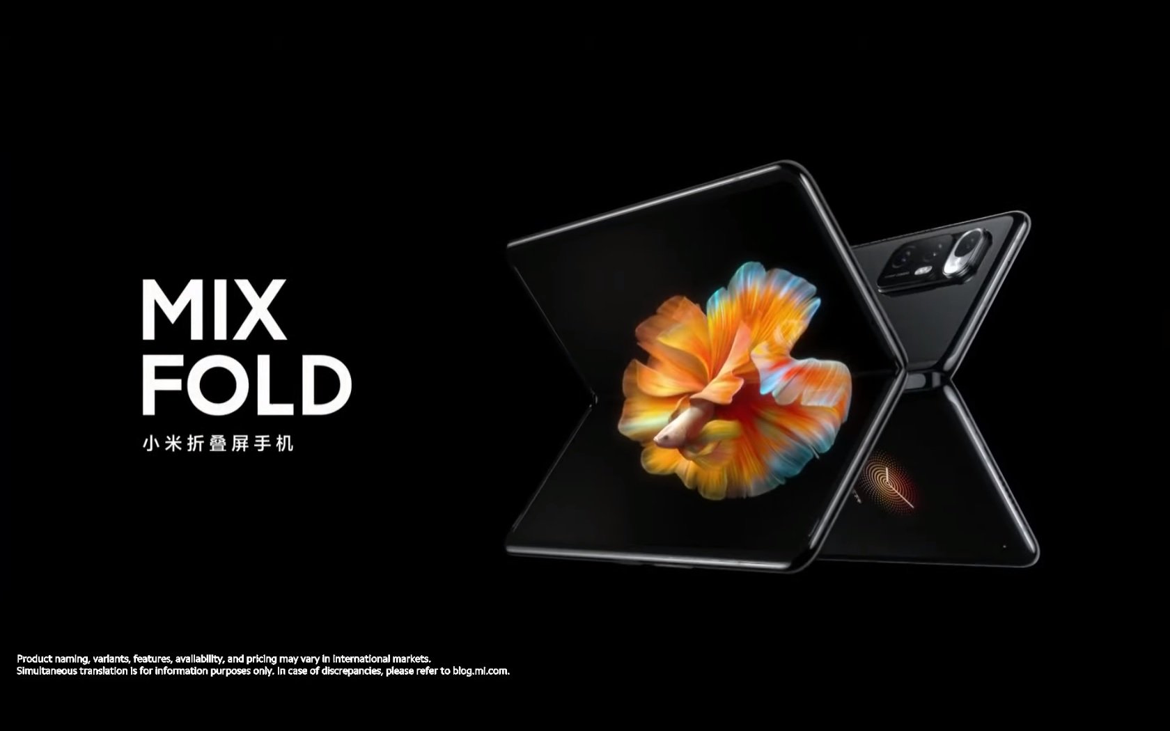 Xiaomi Mi Mix Fold Key Visual