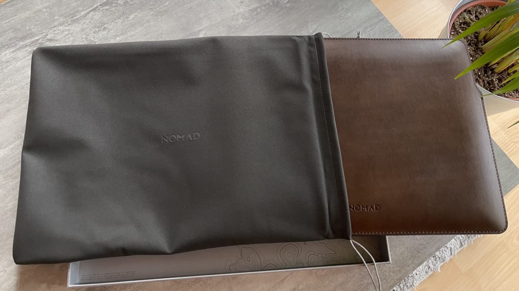 Nomad leather sleeve for MacBook