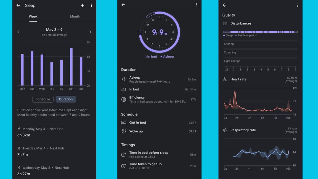 Google Nest Hub sleep tracking