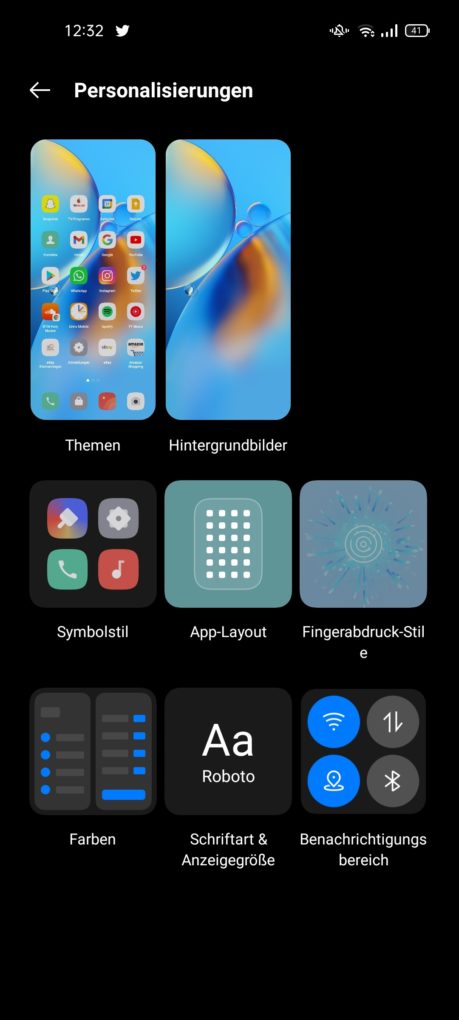 OPPO A74 Personalisierungen
