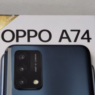 OPPO A74 unboxing header