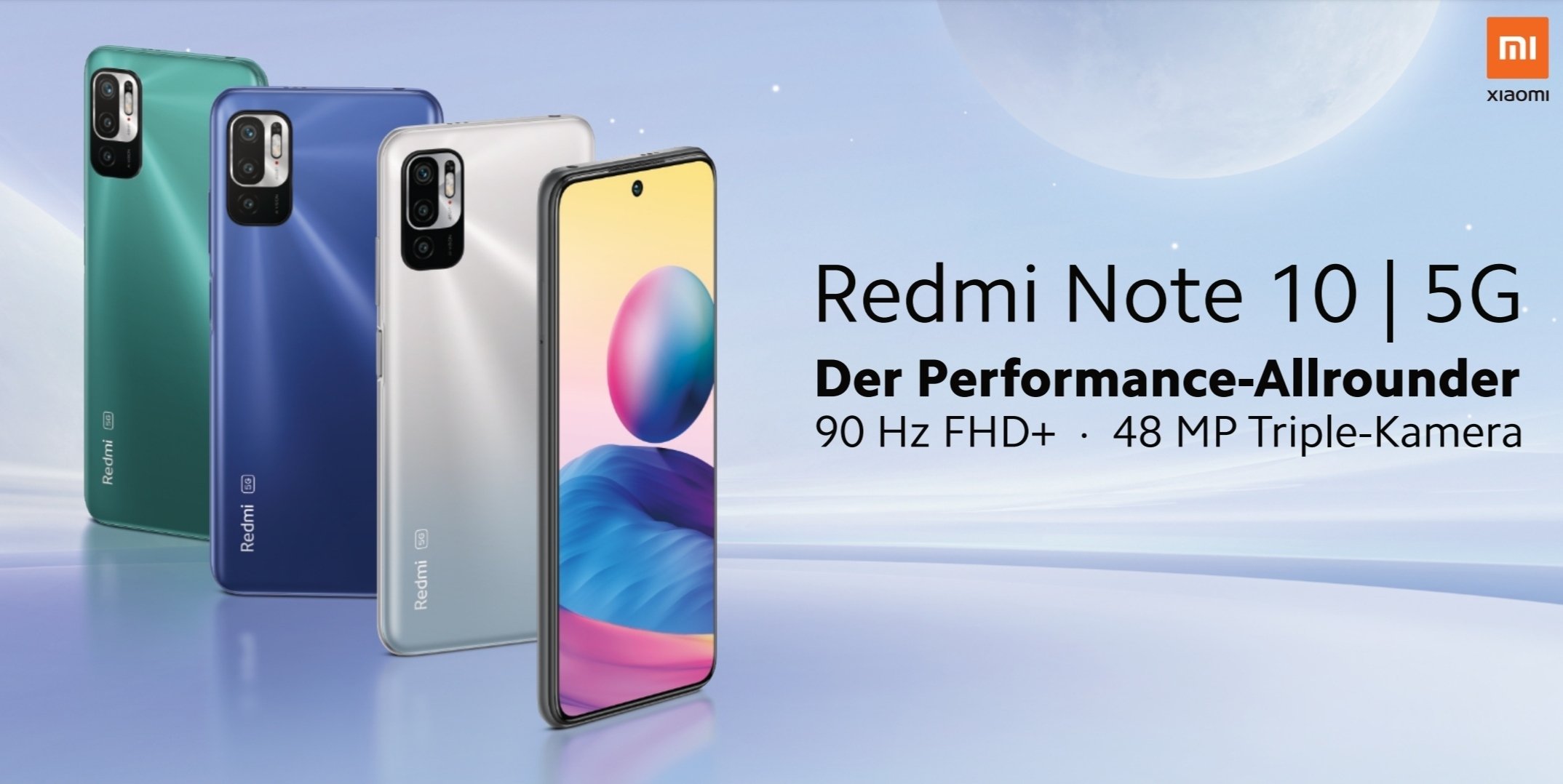 Redmi Note 10 5G presented headers