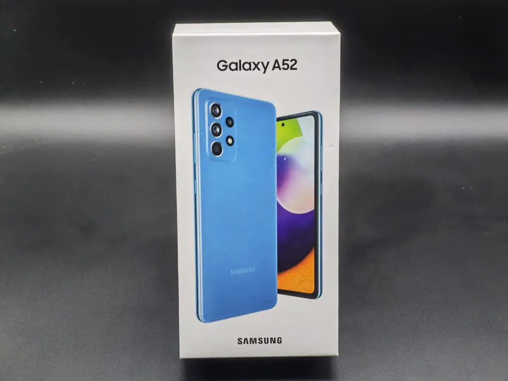 Samsung Galaxy A52 box