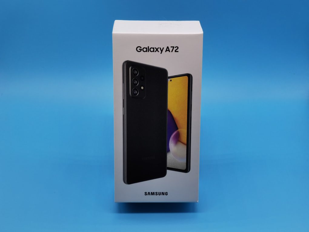 Samsung Galaxy A72 box