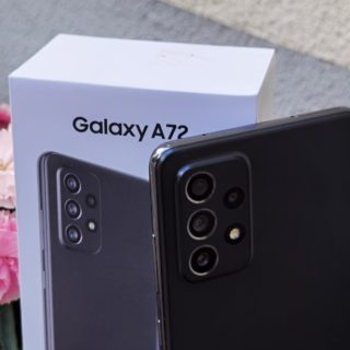 Samsung Galaxy A72 unboxing header