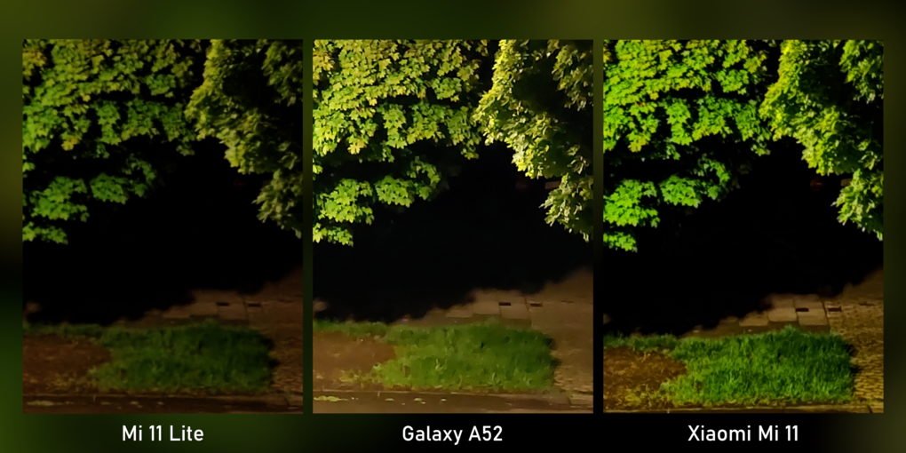 Xiaomi Mi 11 Lite main camera night mode Crop