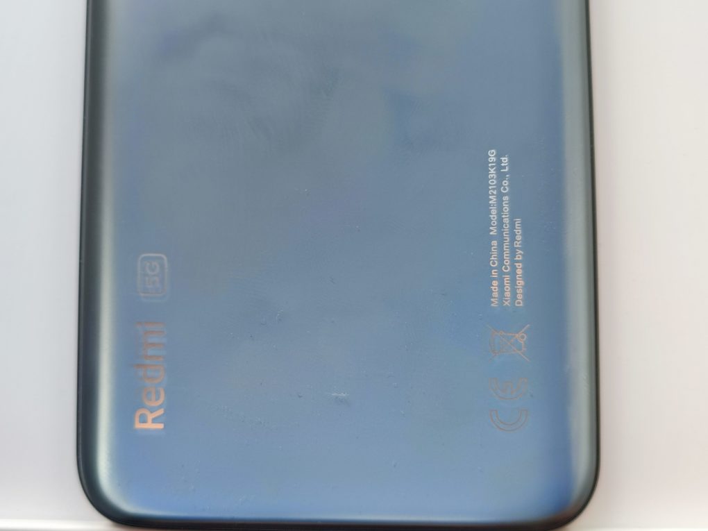 Xiaomi Redmi Note 10 5G fingerprints