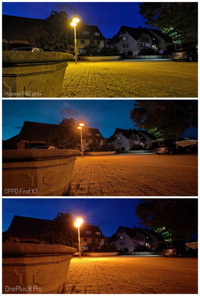 OPPO Find X3 camera comparison Lowlight