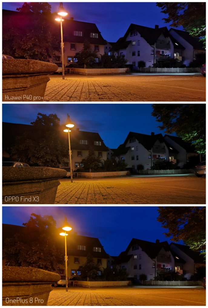 OPPO Find X3 camera comparison Lowlight