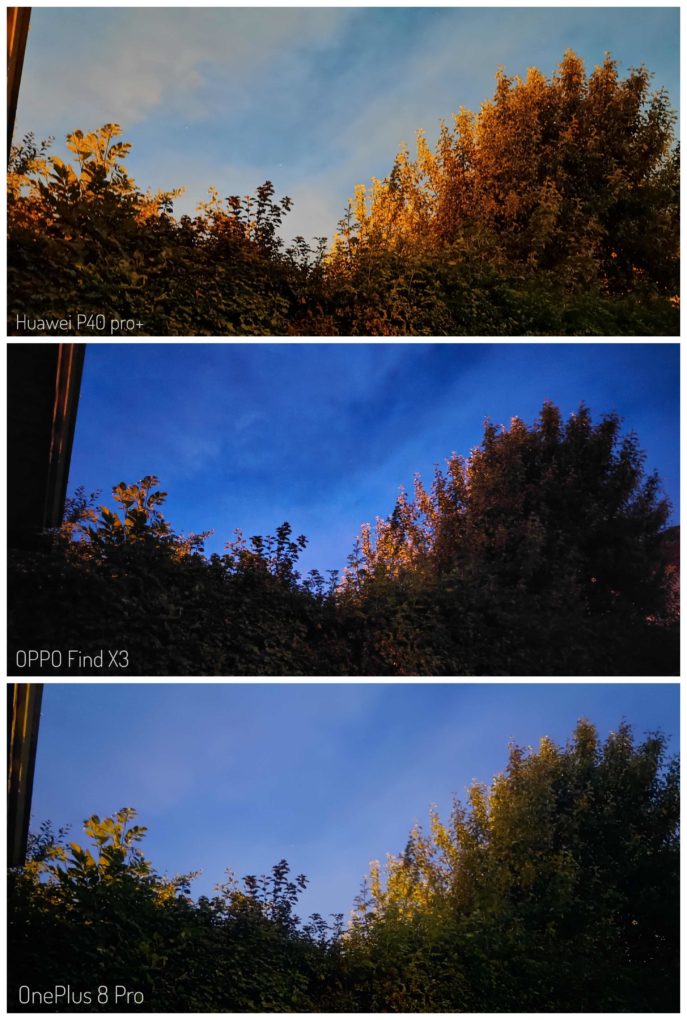 OPPO Find X3 camera comparison Lowlight