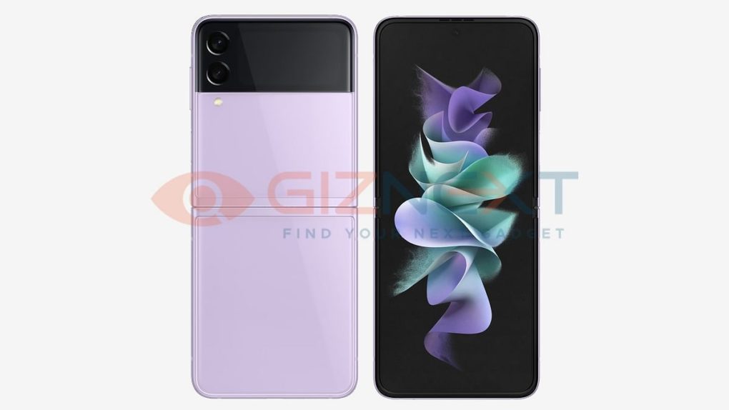 Samsung Galaxy Z Flip 3 Render Lila