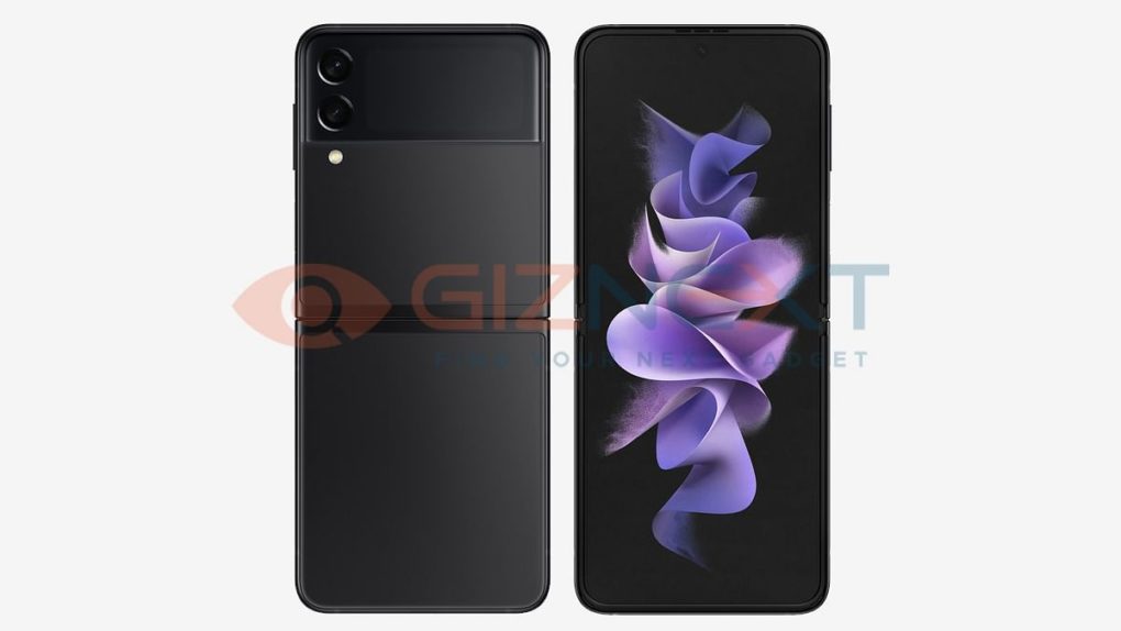 Samsung Galaxy Z Flip 3 Render Schwarz