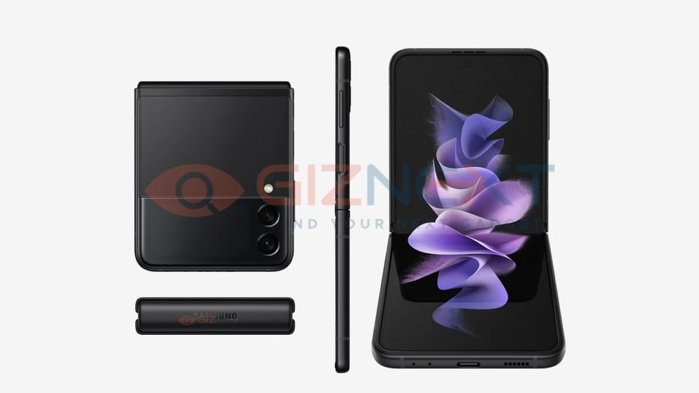 Samsung Galaxy Z Flip 3 Render Schwarz