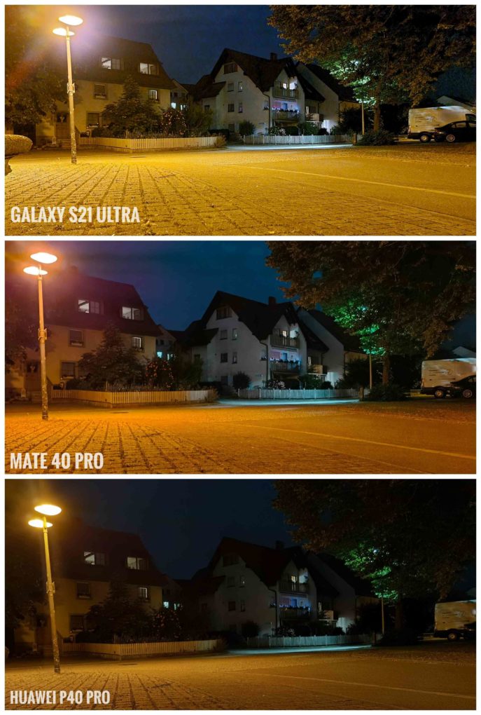 Huawei Mate 40 Pro Camera comparison low light