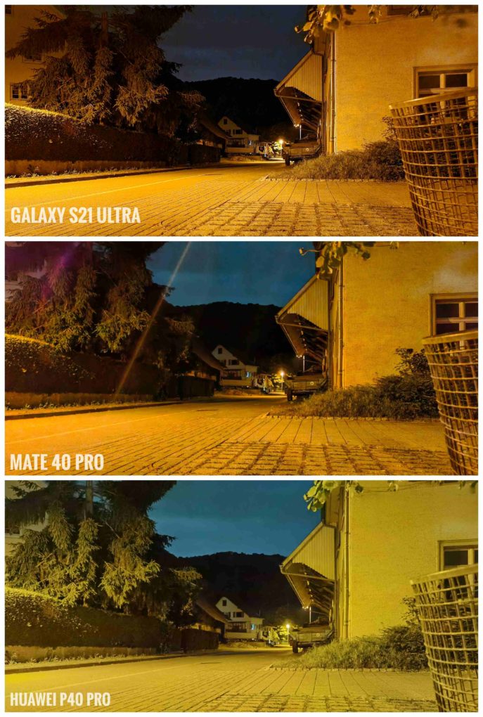 Huawei Mate 40 Pro Camera comparison low light