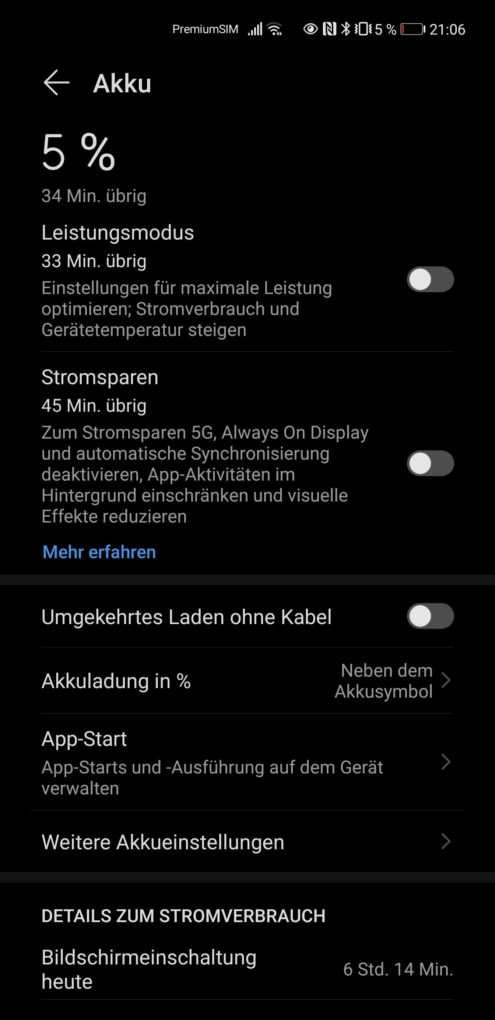 Huawei Mate 40 Pro Screen-On-Time