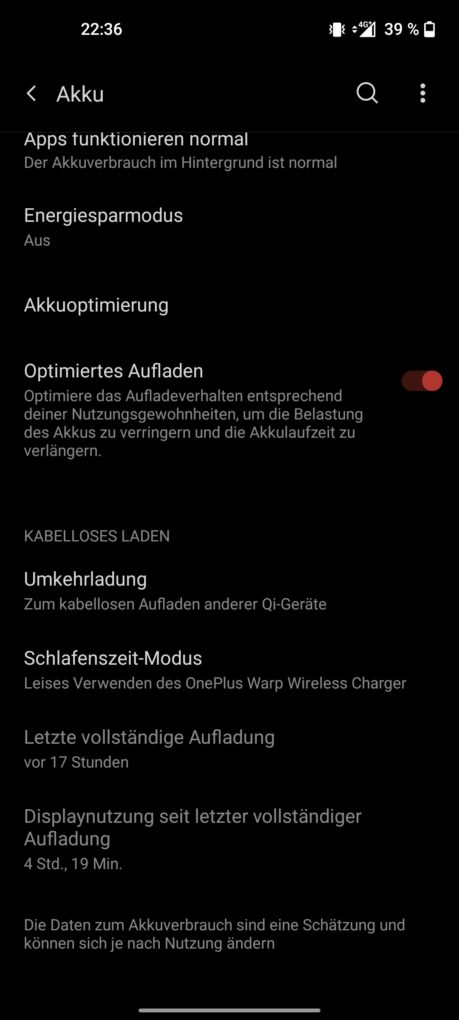 OnePlus 9 Screen On Time