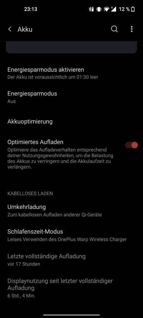 OnePlus 9 Screen-On-Time