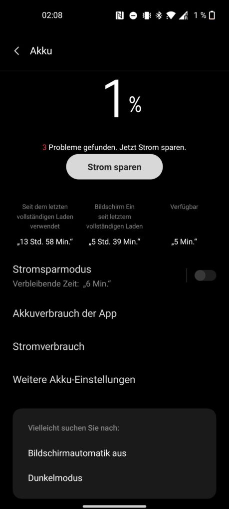 OnePlus Nord 2 Akku