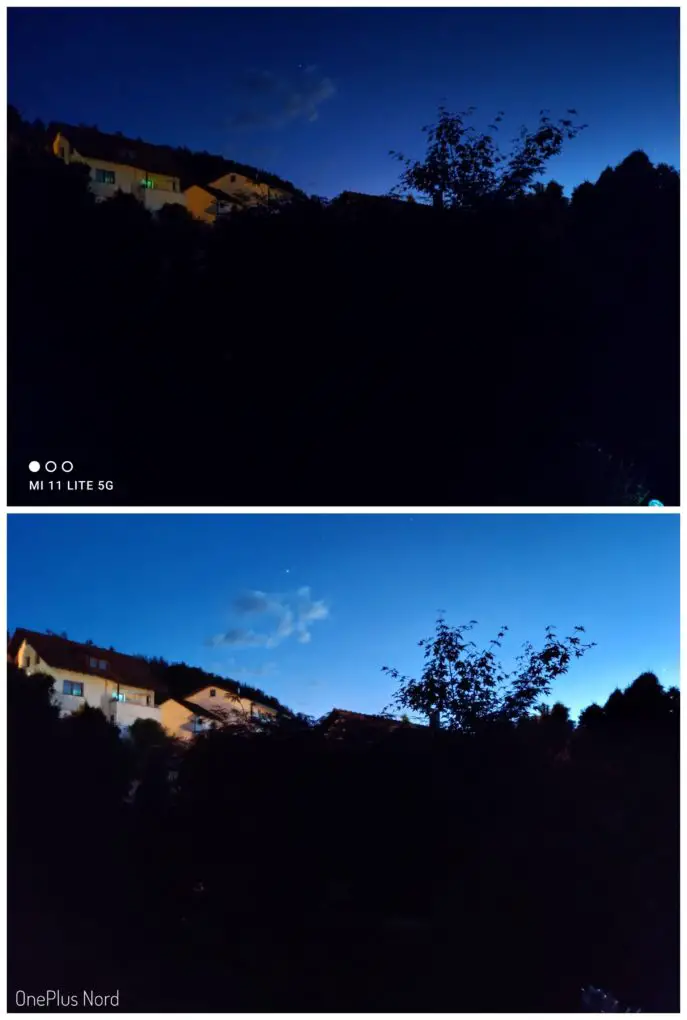 Xiaomi Mi 11 Lite 5G Kameravergleich
