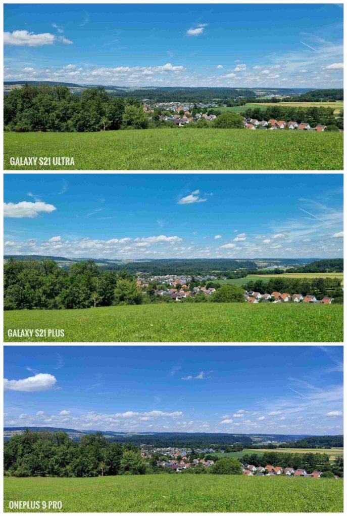 Samsung Galaxy S21 Plus camera comparison