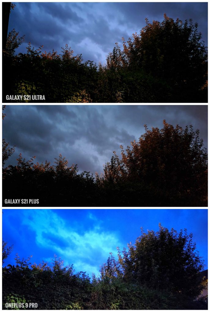 Samsung Galaxy S21 Plus camera comparison