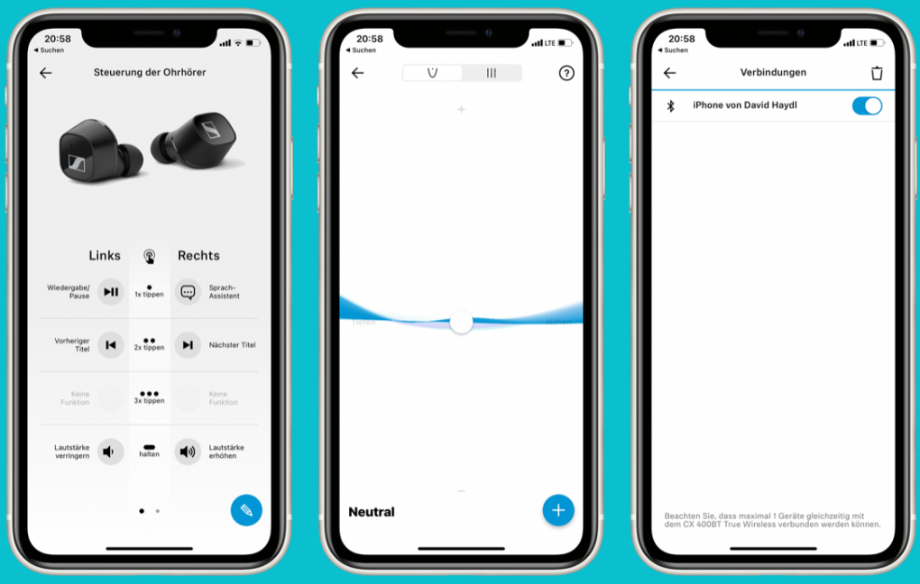 Sennheiser CX True Wireless App