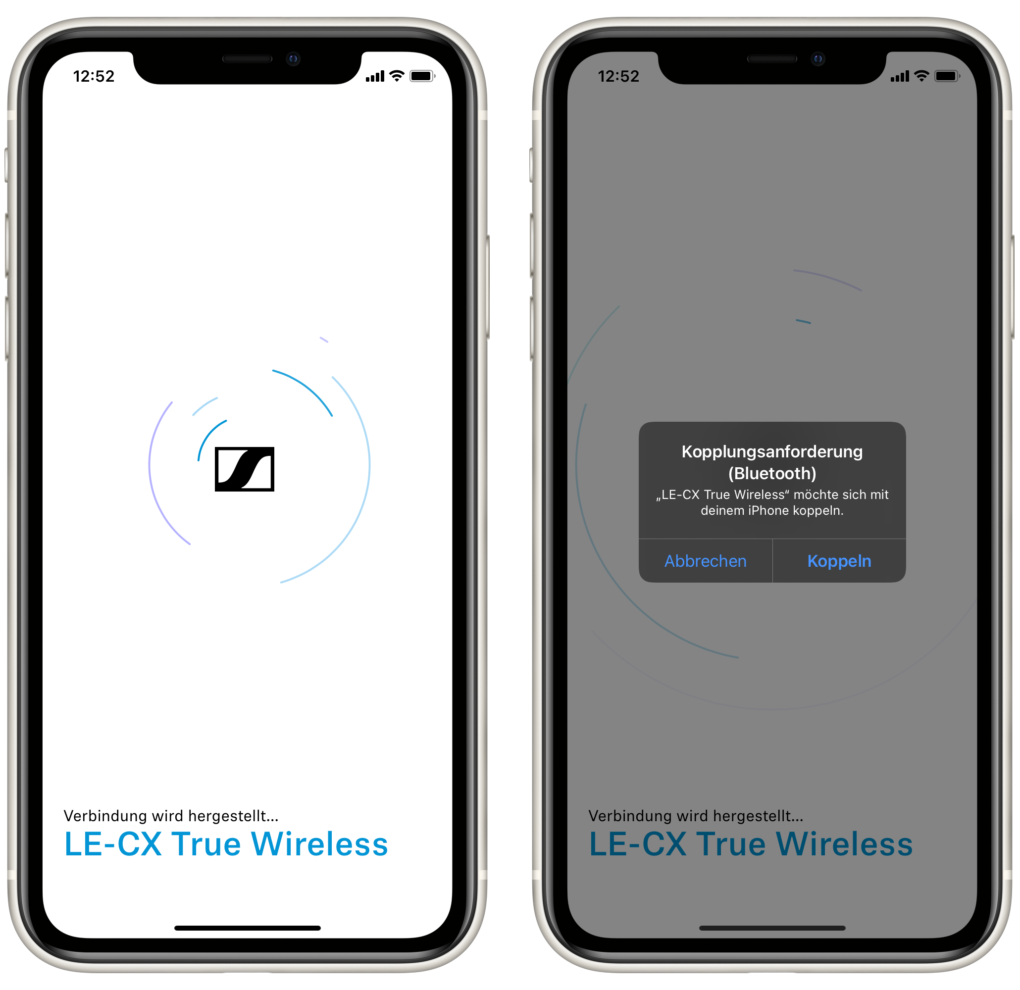 Sennheiser CX True Wireless Kopplung App