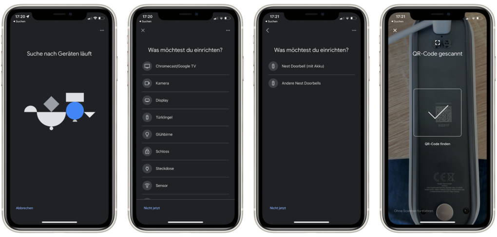 Google Nest Doorbell Einrichtung 1